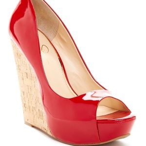 Jessica Simpson - Bethani Red Wedges